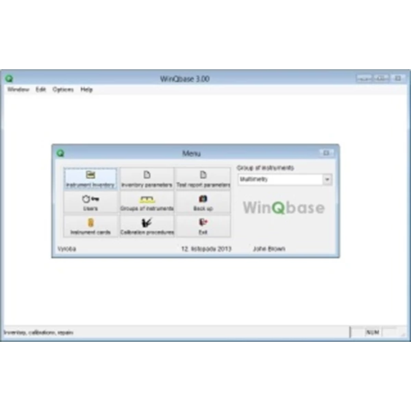 WinQbase Database software(alat ukur kalibrasi)