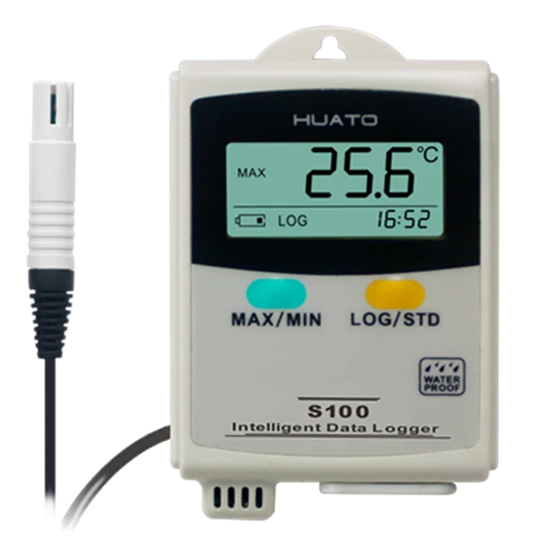Huato S100-Ex+ Temperature And Humidity Logger External Sensor (Thermo Hygrometer)