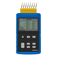 Huato S220-T 8 Channel Temperature Logger(Tidak Termasuk Sensor)  (Alat Ukur Kalibrasi)